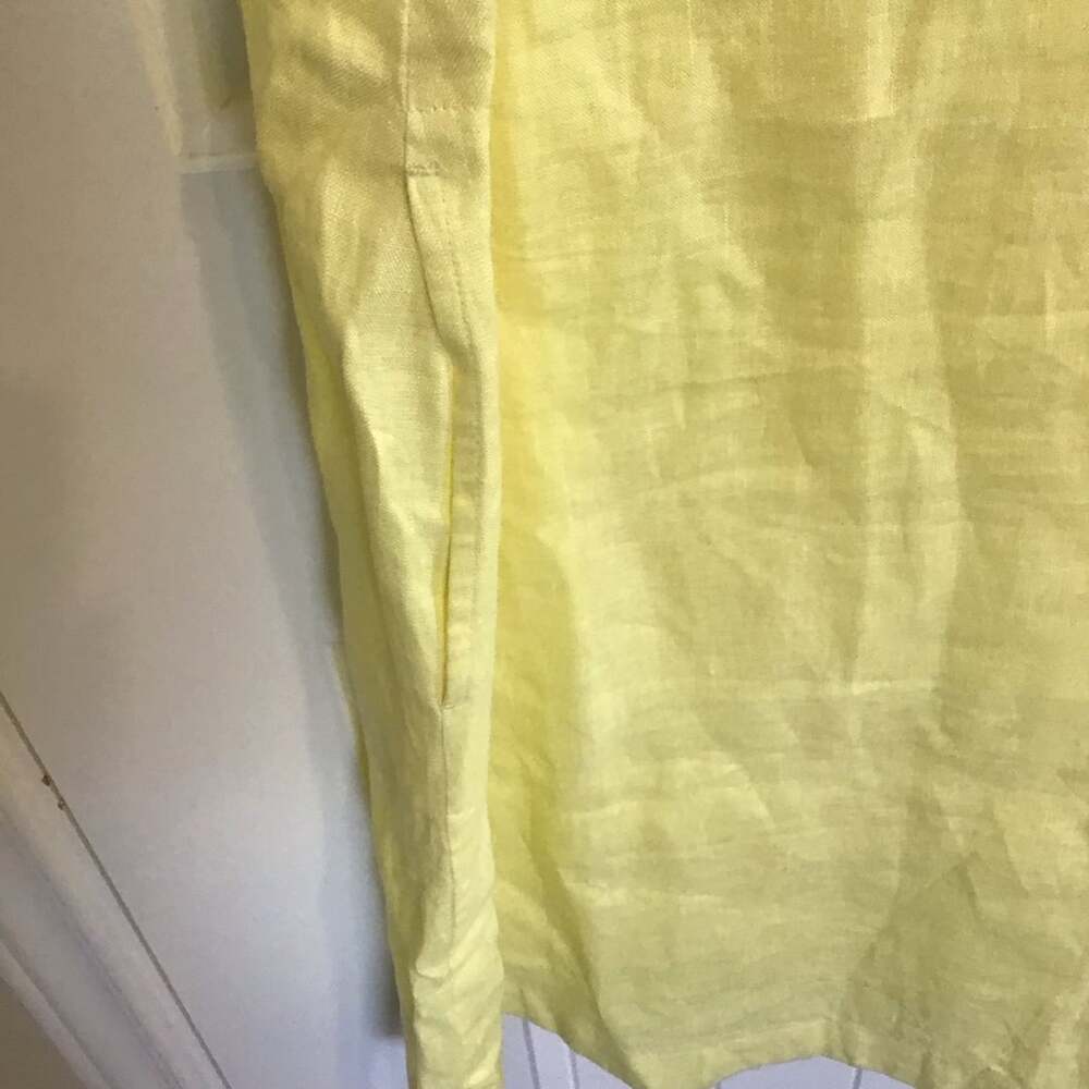 J. Jill Love Linen Sleeveless A-Line Shift Dress, Pockets, Large Tall - Picture 7 of 11